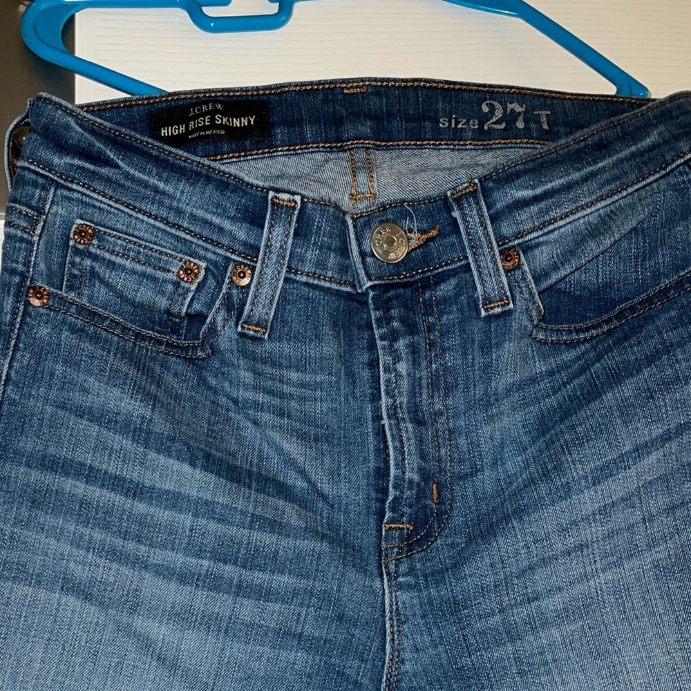 J Crew High Rise Skinny Jeans